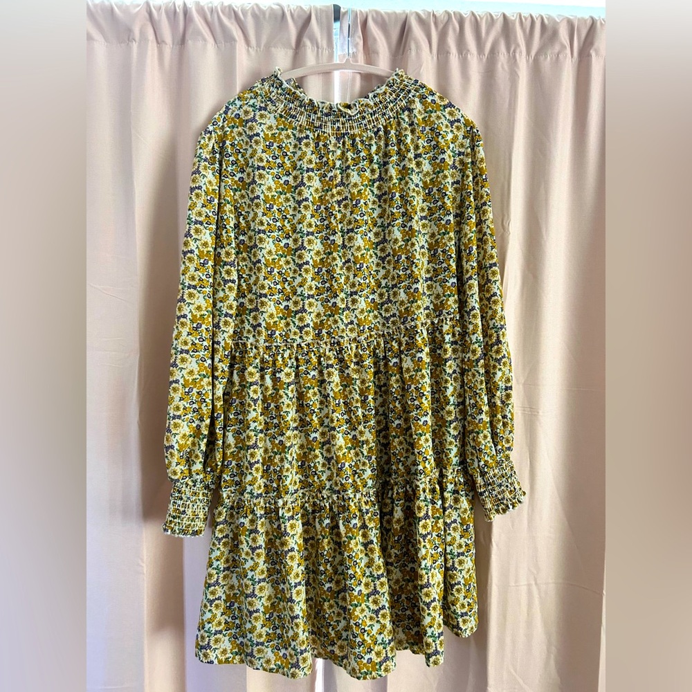 Long Sleeve Floral Dress